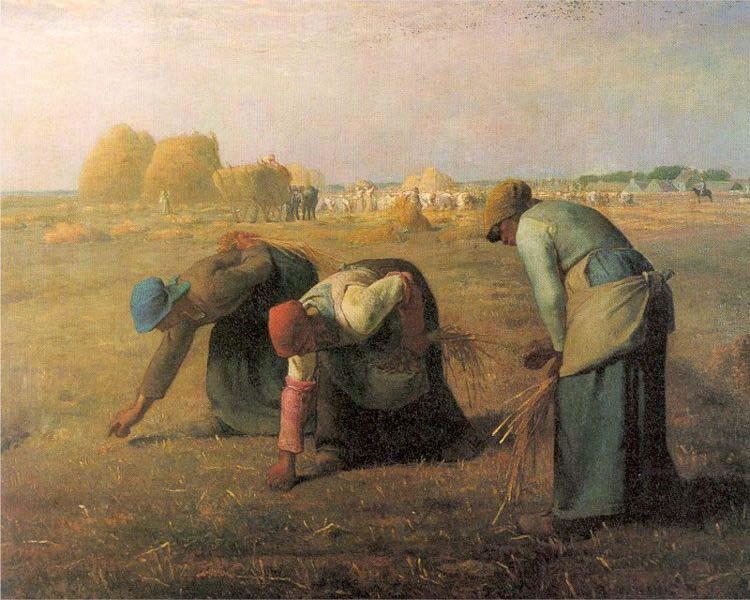 jean-francois millet The Gleaners, China oil painting art